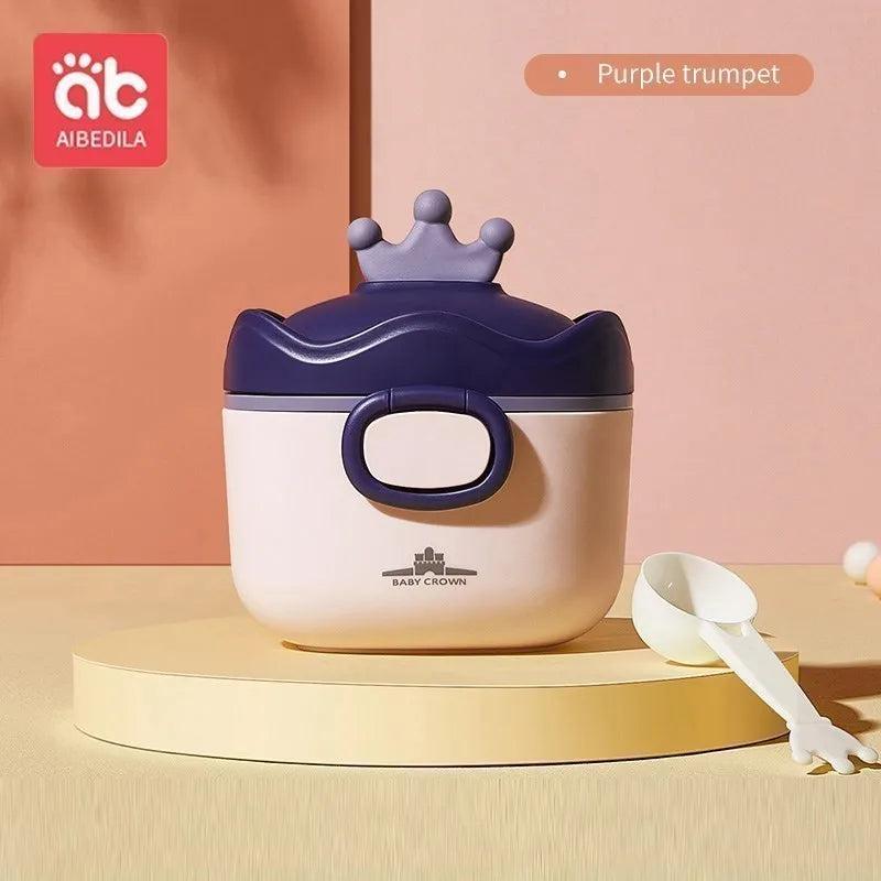 CowLost | aibedila-milk-powder-box-baby-travel-portable-food-storage-box |13