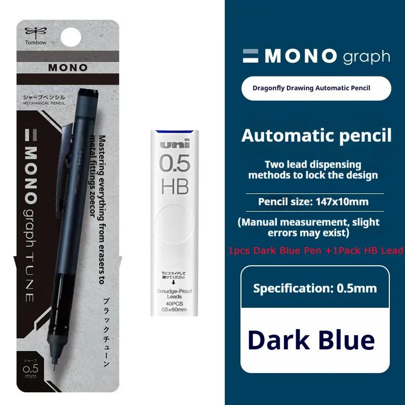 CowLost | product_id-tombow-mono-graph-tune-0-5mm-mechanical-pencil-low-center-gravity-shake-to-eject-lead-for-writing-drawing |30