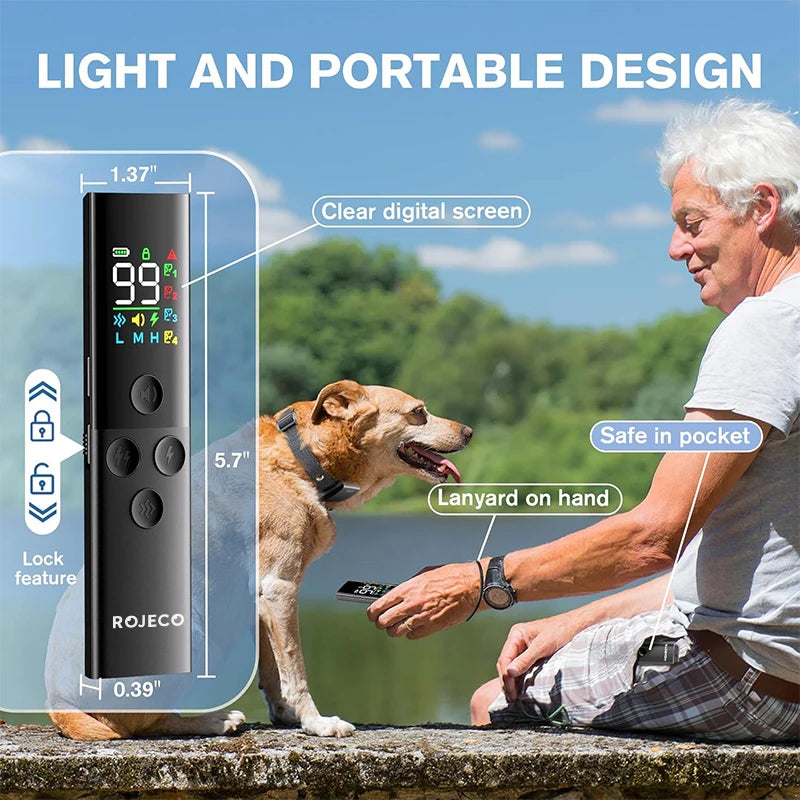 CowLost | dog-diapers-rojeco-waterproof-dog-training-collar-with-1600ft-remote-control |5