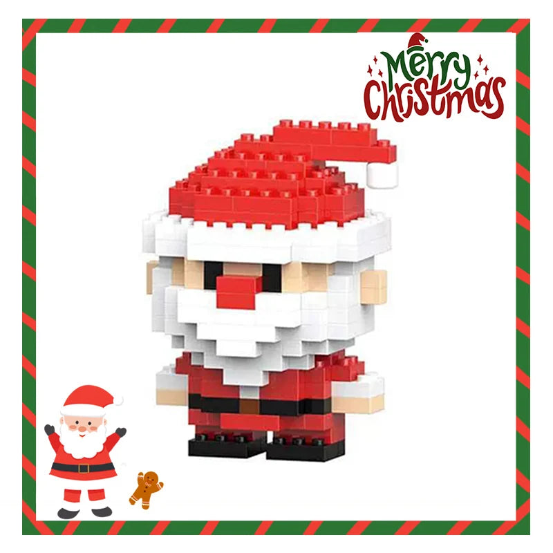CowLost | christmas-gifts-building-block-series-santa-claus-reindeer-puzzle-assembly-bricks-table-decoration-toys-for-child-chrismas-gift-2 |17