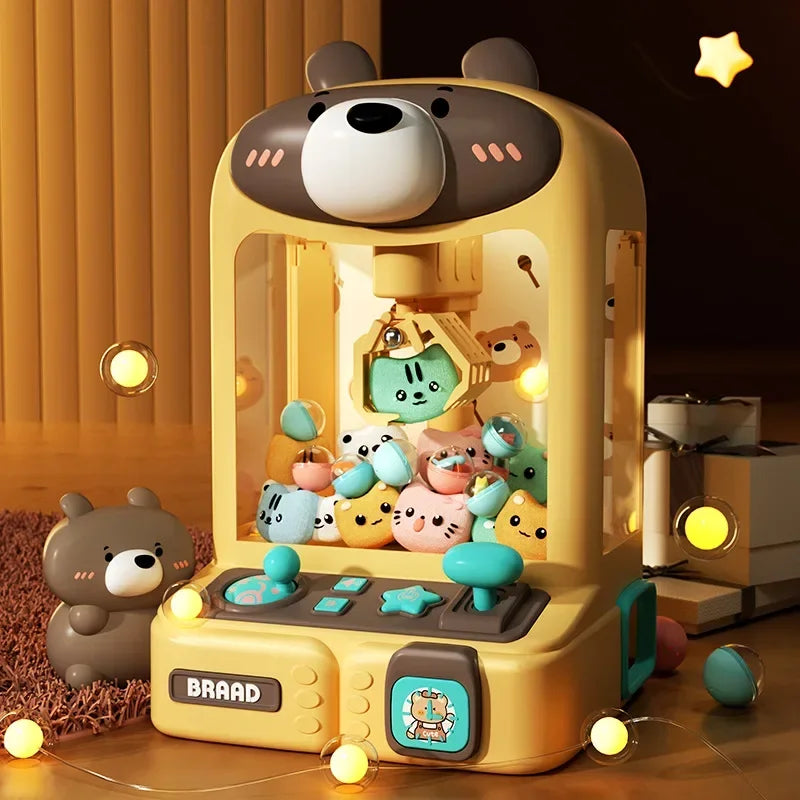 Mini Claw Machine Toy for Kids Automatic Arcade Game Birthday Gift