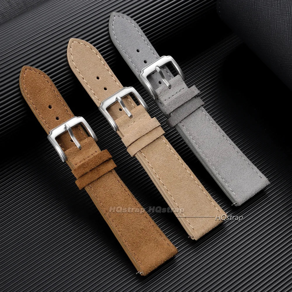 CowLost | bracelets-product_id-vintage-suede-leather-watch-strap-18-22mm-for-seiko-quick-release-pin-buckle-bracelet |11