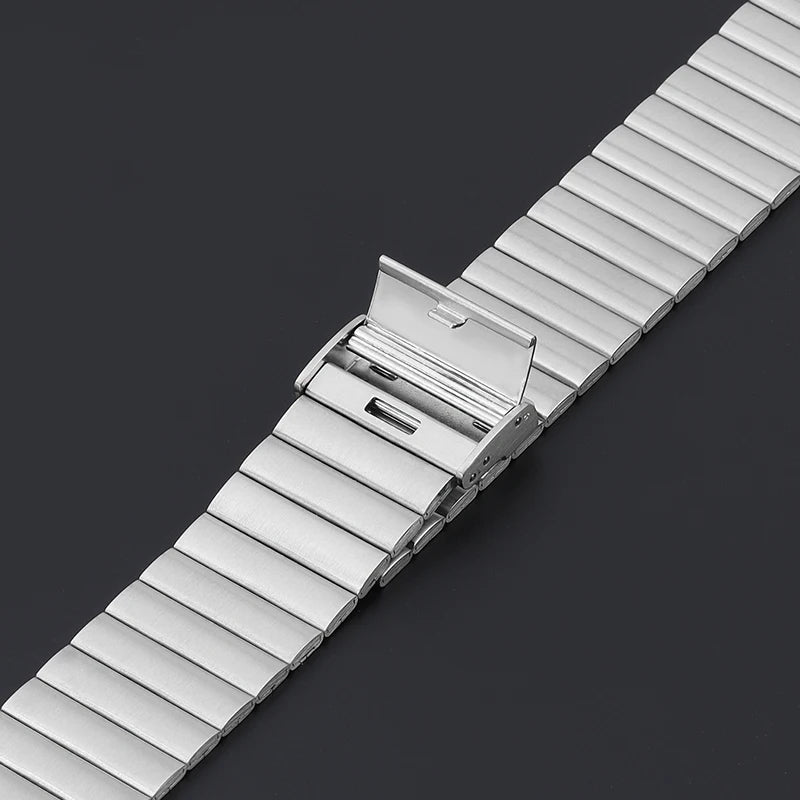 Stainless Steel Quick Release Watch Strap for Seiko, Rolex, Casio - Bamboo Knot Wristband Wholesale