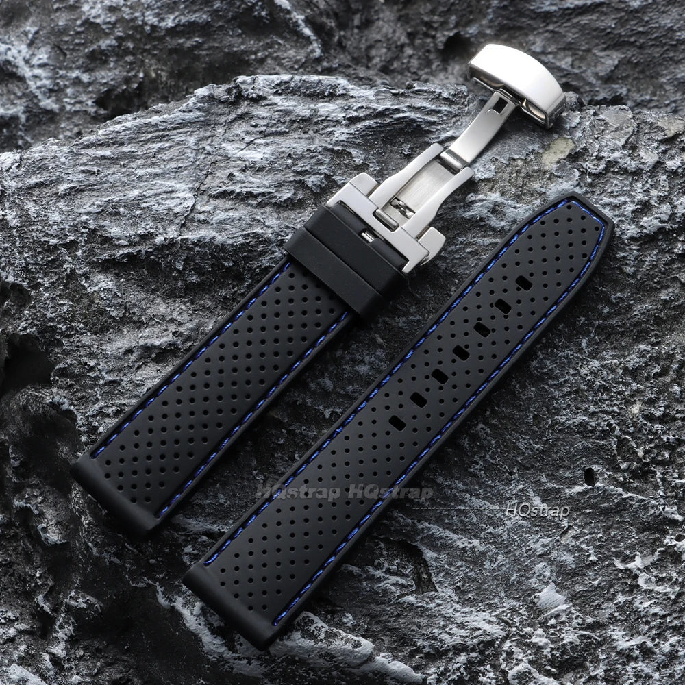 CowLost | product_id-premium-silicone-watch-band-20mm-22mm-soft-waterproof-breathable-strap-with-butterfly-buckle |18