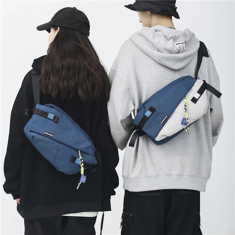 CowLost | uncategorized-high-quality-nylon-panelled-unisex-waist-and-chest-bag-crossbody-pack |8