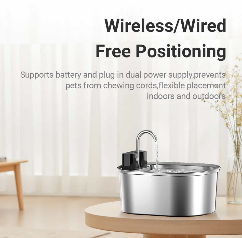 CowLost | cat-food-rojeco-stainless-steel-automatic-cat-water-fountain |11