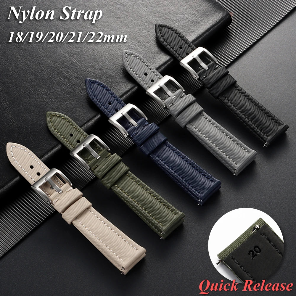 CowLost | bracelets-product_id-waterproof-nylon-leather-sailcloth-watch-strap-18-22mm-quick-release-sports-band |1