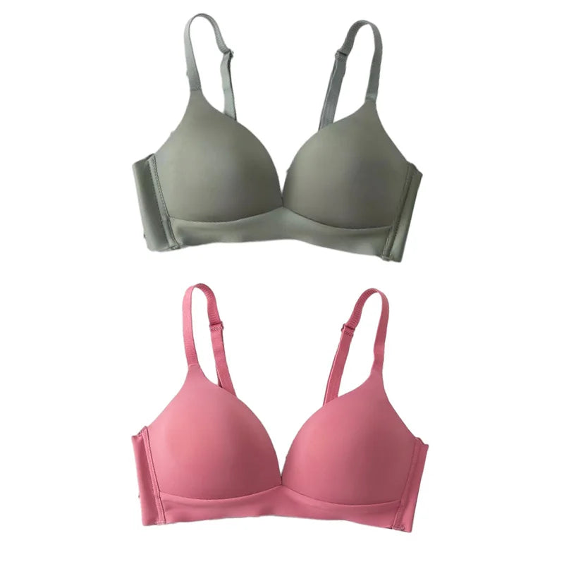 CowLost | product_id-fallsweet-2pcs-seamless-wireless-push-up-3-4-cup-bra-for-women |14