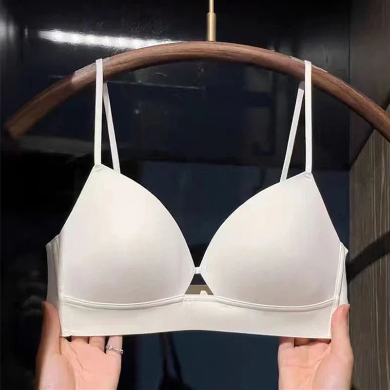 CowLost | product_id-wireless-nude-seamless-small-bra-for-women-thin-wire-free-slightly-gathered-comfortable-traceless |10