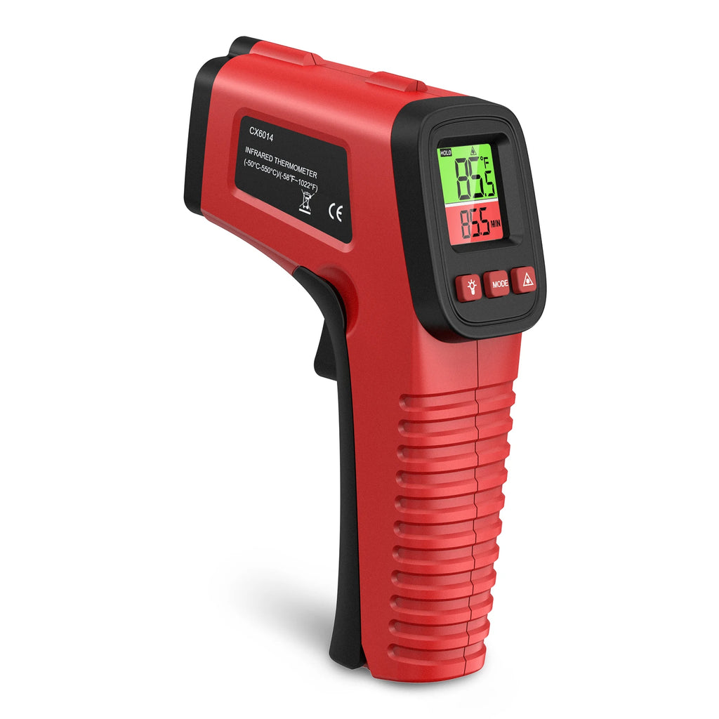 ORIA Infrared Non-Contact Thermometer Gun with Backlit Display and C/F Switch for Industrial and Cooking Use