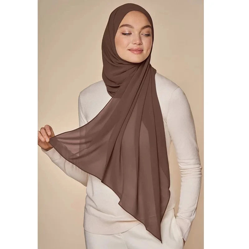 CowLost | muslim-chiffon-hijab-scarf-women-long-solid-color |4