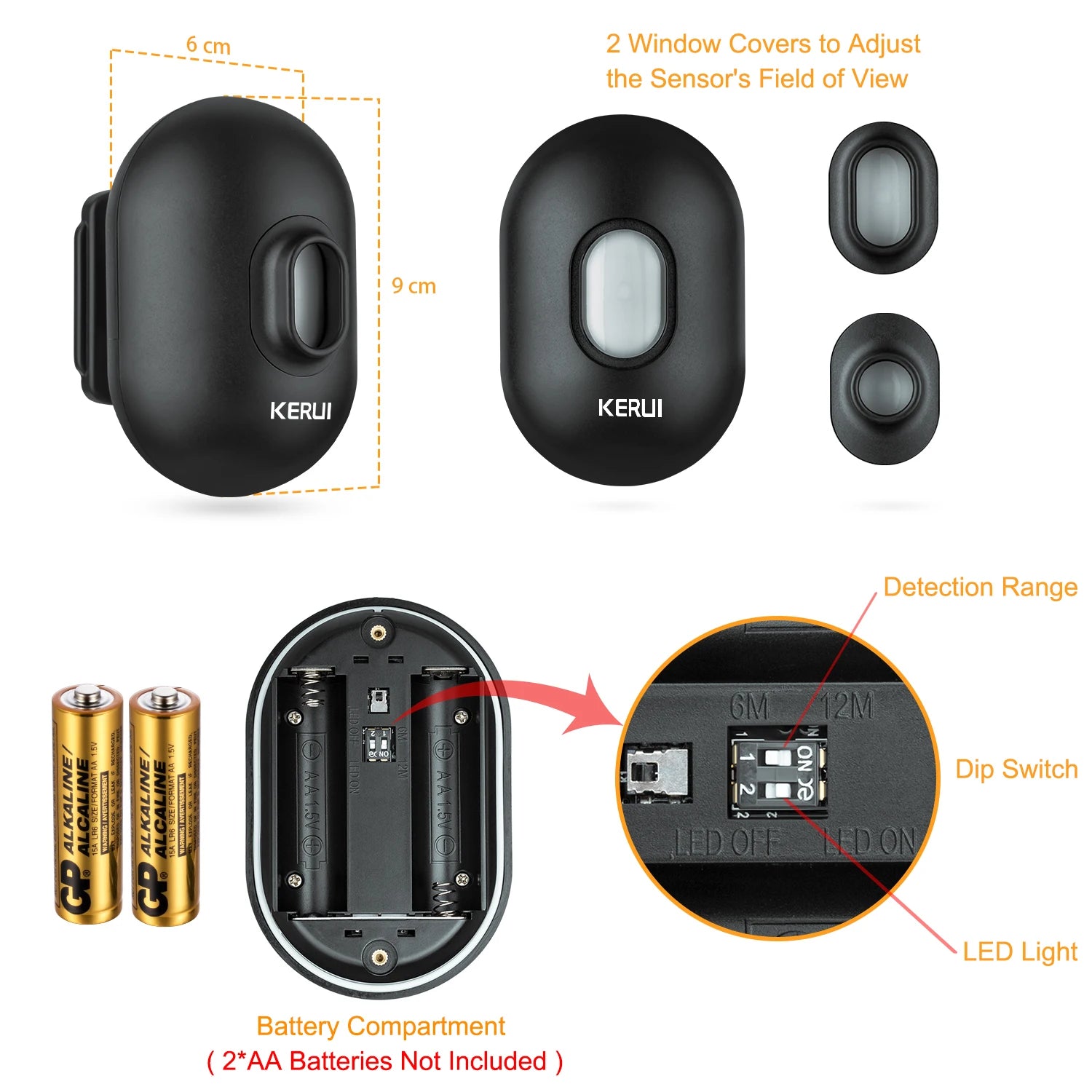 CowLost | fencing-barriers-kerui-wireless-smart-home-alarm-driveway-garage-burglar-sensor |13