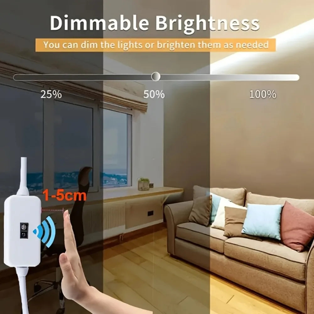 CowLost | light-ropes-strings-product_id-cob-5v-usb-led-strip-light-with-hand-sweep-sensor-dimmable-flexible-tape-for-tv-mirror-kitchen-room-backlight |2