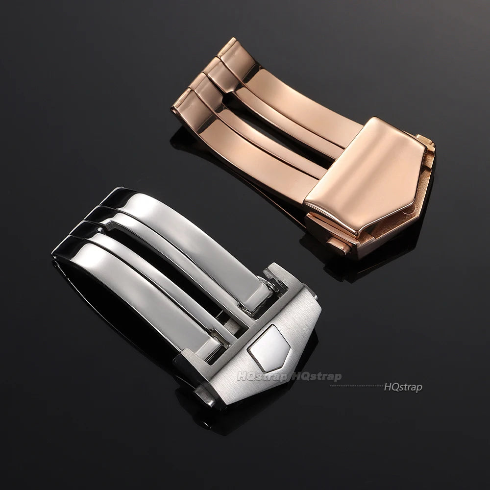 CowLost | 18mm-20mm-stainless-steel-watch-buckle-for-tag-heuer-solid-folding-metal-buckles-for-silicone-watchband-double-button-clasp-1 |3