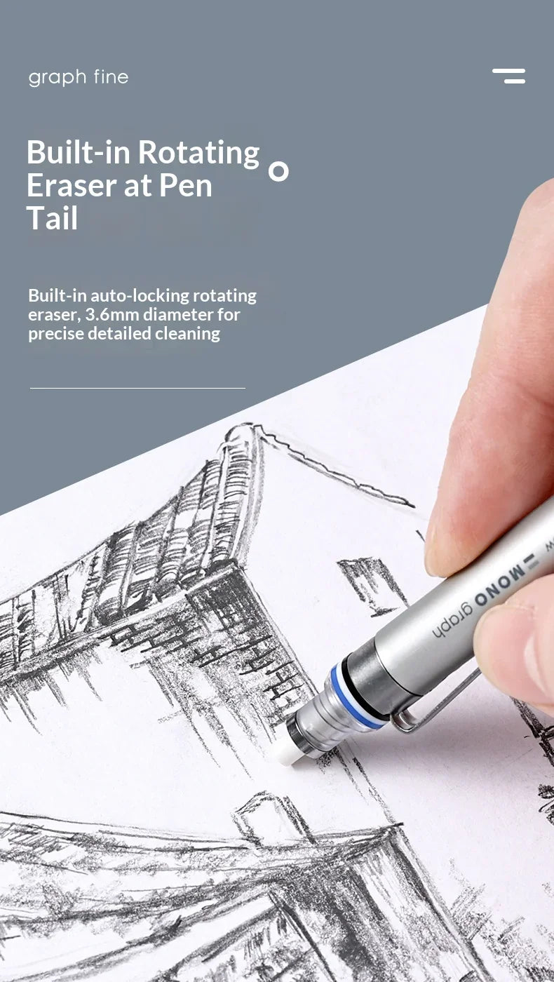 CowLost | product_id-tombow-mono-graph-fine-0-5mm-mechanical-pencil-with-metal-grip-and-eraser-for-professionals |19