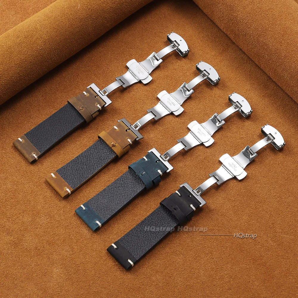 CowLost | bracelets-product_id-seiko-vintage-leather-watch-band-cowhide-strap-for-rolex-butterfly-buckle-18-24mm |4
