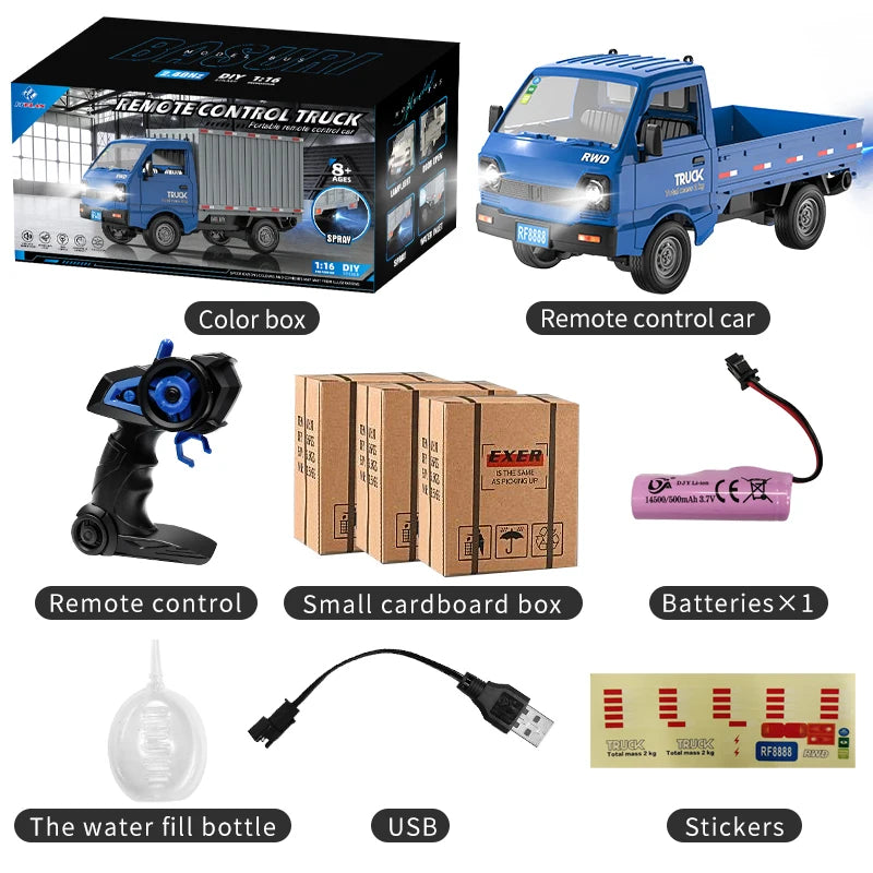 CowLost | fencing-barriers-kf21-1-16-remote-control-drift-and-climbing-truck-with-led-lights |30