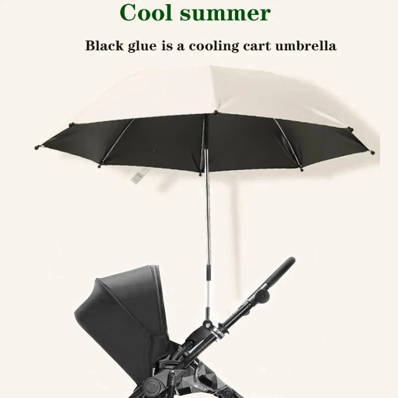 CowLost | product_id-baby-stroller-folding-umbrella-uv-sun-rain-protection-360-adjustable-parasol-canopy-cover |1