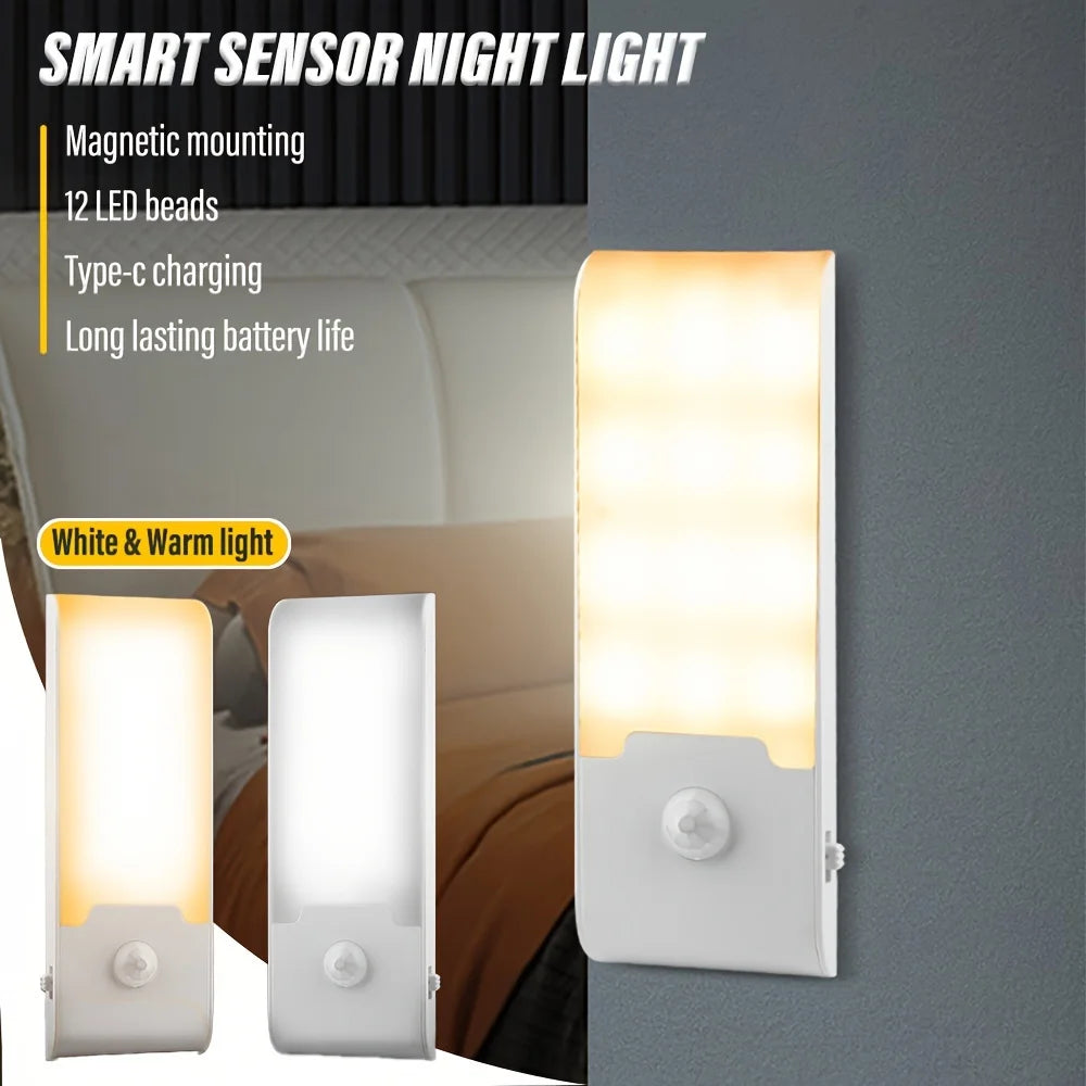 CowLost | product_id-12led-rechargeable-motion-sensor-night-light-with-magnetic-base-for-cabinets-hallways-bedrooms-kitchens-stairs |7