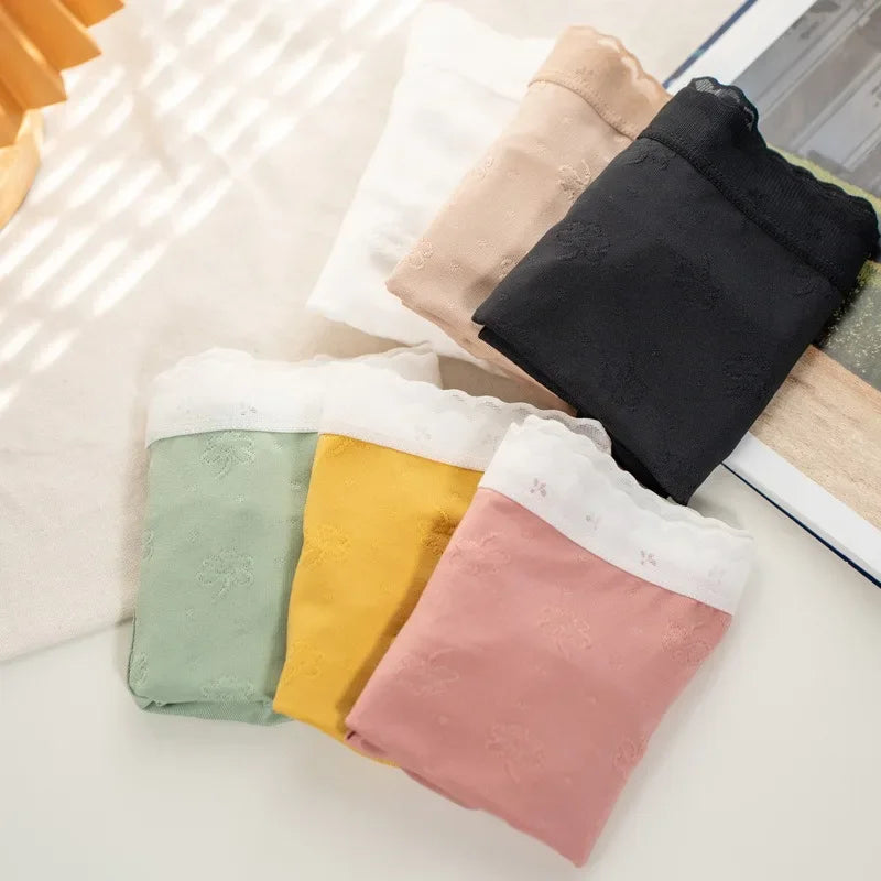 CowLost | product_id-women-s-low-waist-breathable-ice-silk-boyshort-panties-m-xl-solid-color |5