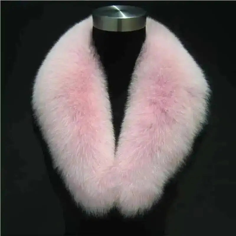 CowLost | natural-color-raccoon-fox-collar-scarf |5