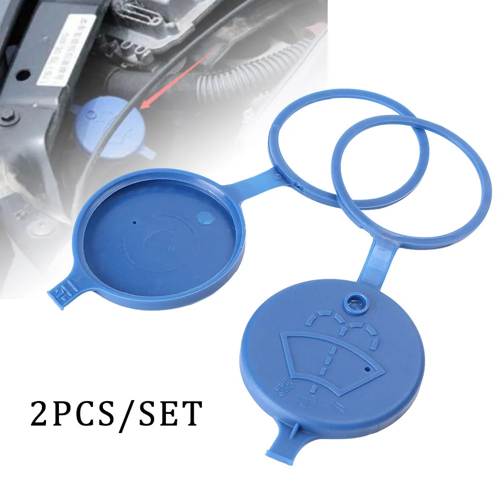 CowLost | product_id-1-2-pcs-windshield-washer-fluid-reservoir-lid-cover-for-ford-peugeot-208-308-408-508 |1
