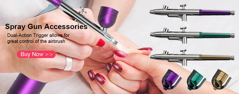 CowLost | airbrush-nails-with-compressor-portable-airbrush-nail-machine |7