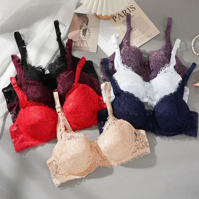 CowLost | women-sexy-lace-bra-push-up-bras-36-42-b-c-cup-plus-size-french-style |5