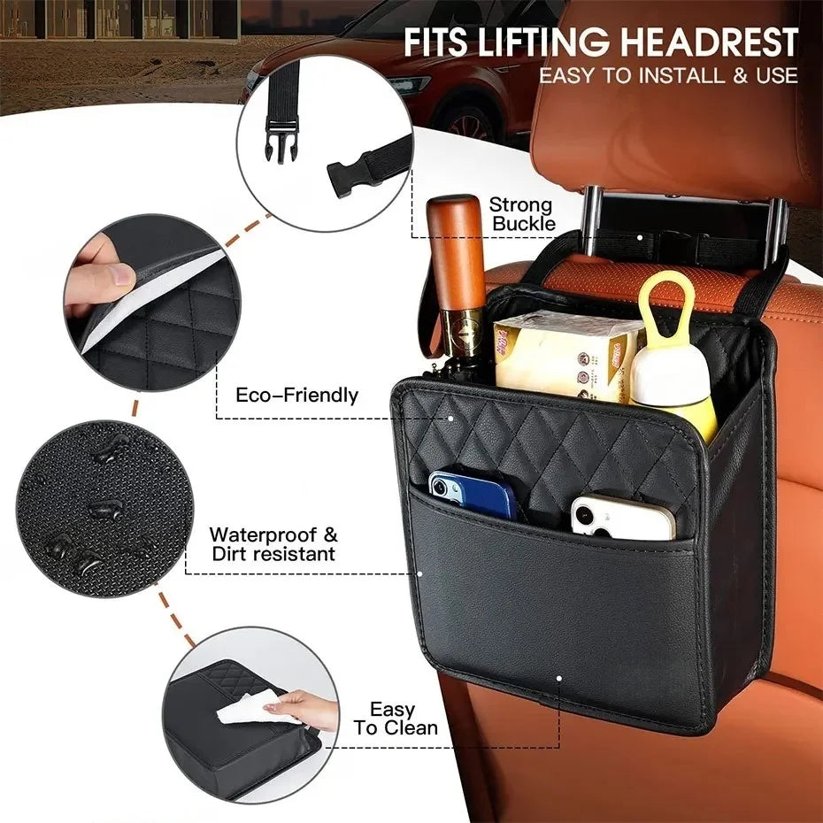 CowLost | car-seat-organizers-product_id-universal-car-seat-back-organizer-hanging-headrest-storage-pocket-foldable-holder |2
