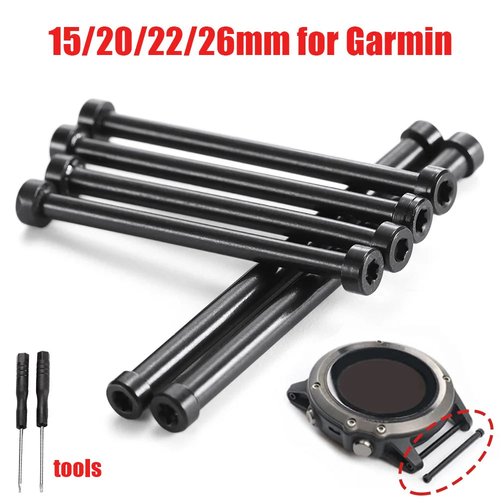 CowLost | product_id-garmin-fenix-5x-6x-7x-3hr-forerunner-965-935-945-watch-screws-connector-rods-metal-15-26mm |1