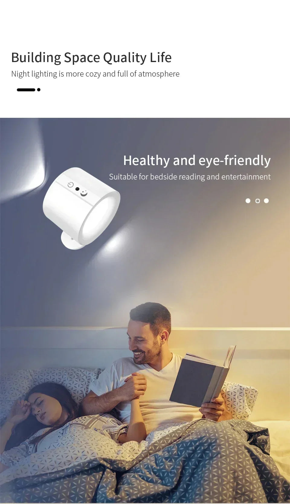 CowLost | product_id-rechargeable-magnetic-touch-led-wall-lamp-with-360-rotation-and-wireless-remote-for-bedroom-and-living-room |15