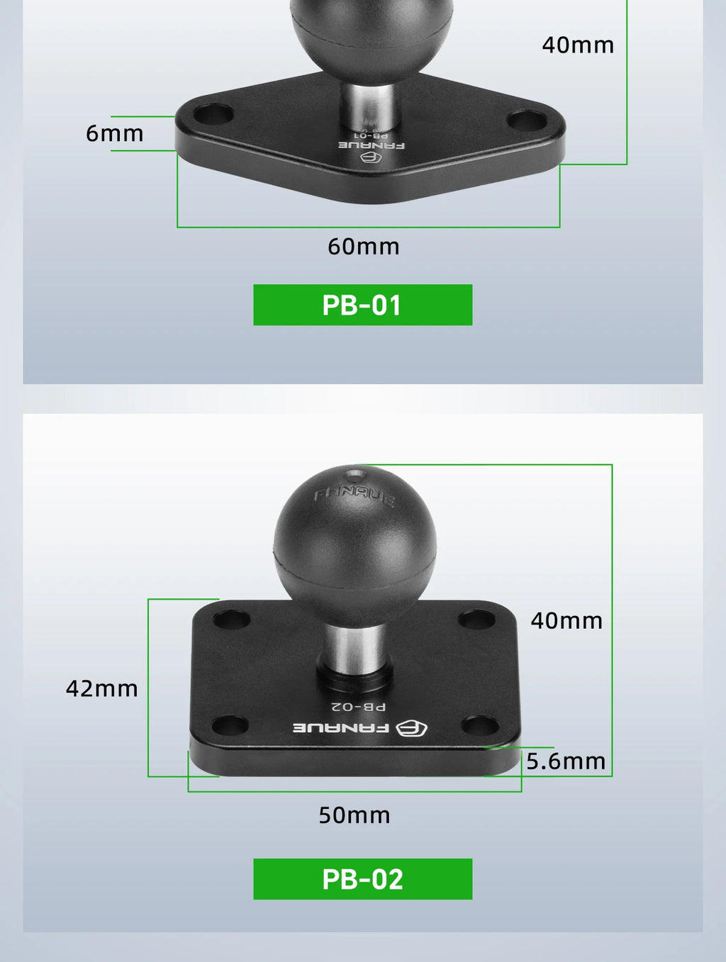 CowLost | product_id-fanaue-1-aluminum-ball-adapter-for-25-20-17mm-diamond-square-base-ram-mounts |13