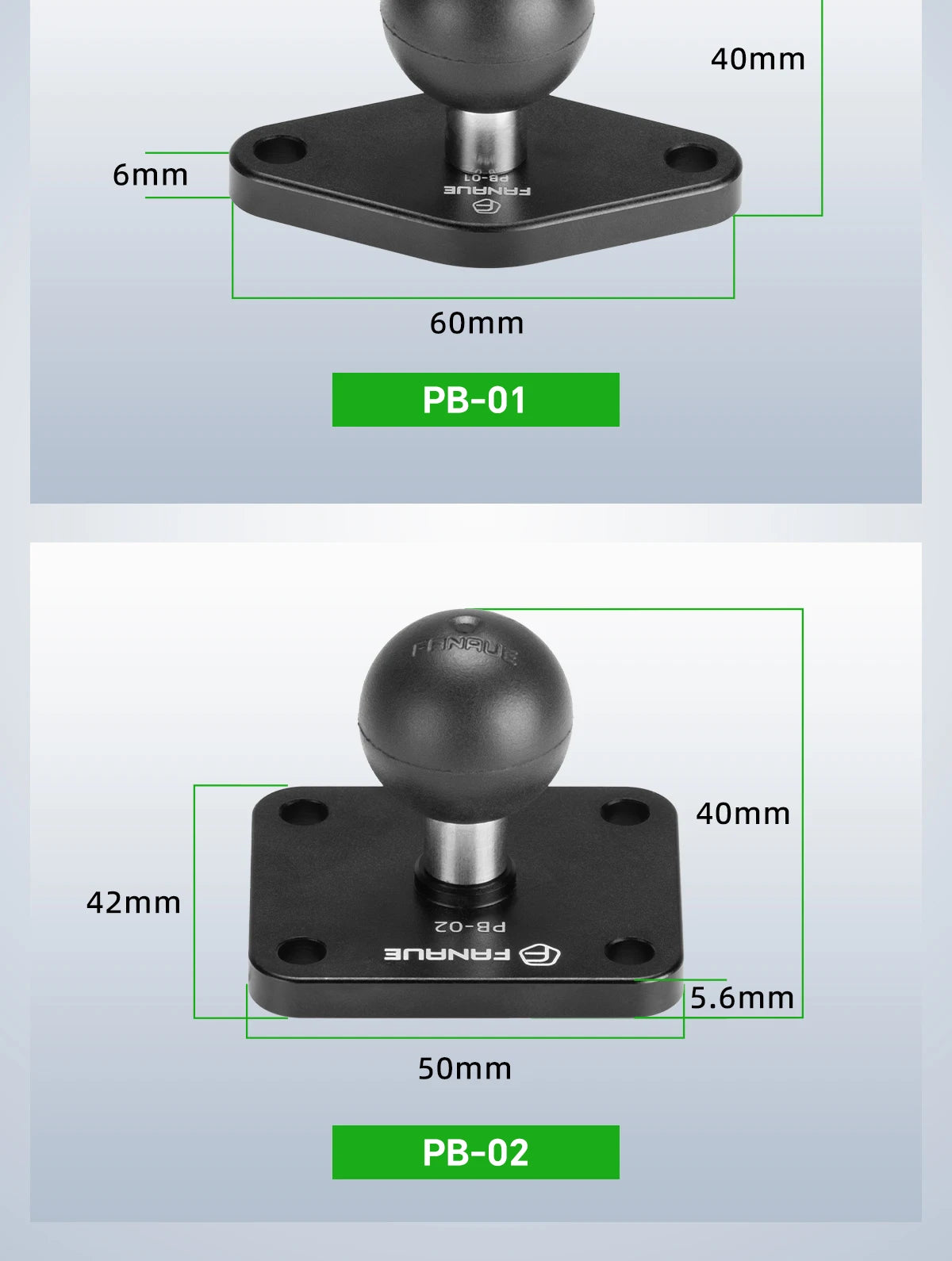 CowLost | product_id-fanaue-1-aluminum-ball-adapter-for-25-20-17mm-diamond-square-base-ram-mounts |13