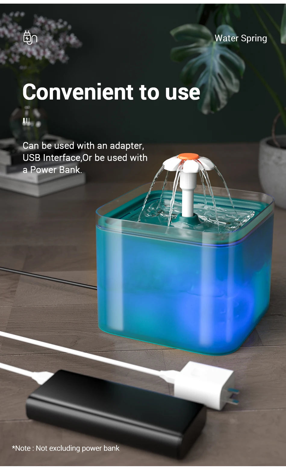 CowLost | cat-food-rojeco-led-cat-water-fountain-filter-automatic-dispenser |21