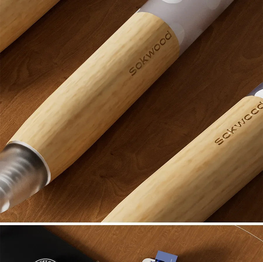 CowLost | product_id-kookei-gel-pen-with-oak-wood-handle-smooth-0-5mm-st-nib-fast-dry-ink-polka-dot-design-for-students-professionals |12