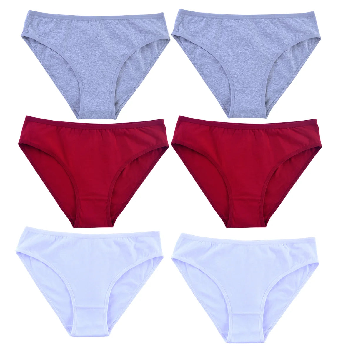 CowLost | product_id-6pcs-women-seamless-cotton-briefs-m-xl-solid-color-comfortable-panties |10