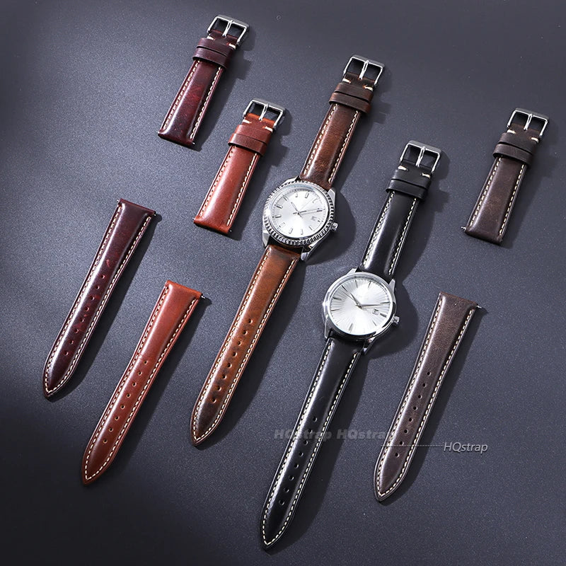 CowLost | bracelets-product_id-vintage-oil-wax-leather-watch-strap-18-22mm-cowhide-quick-release-band-for-seiko-omega |3