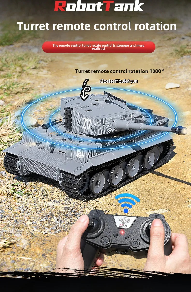 CowLost | intercom-accessories-taigen-1-24-rc-tiger-i-battle-tank-radio-control-toy |13