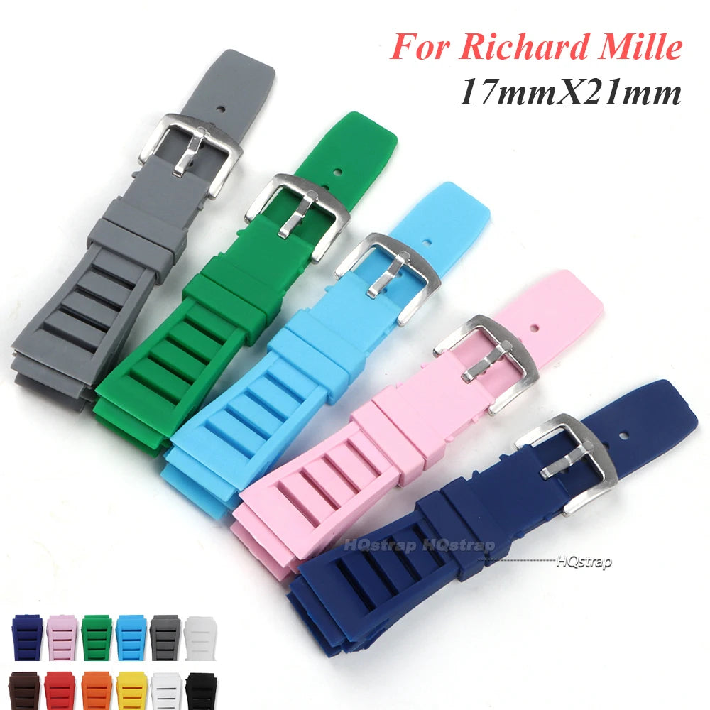 CowLost | bracelets-product_id-silicone-replacement-watch-strap-for-richard-mille-rm011-17mmx21mm-sport-wristband-unisex |7