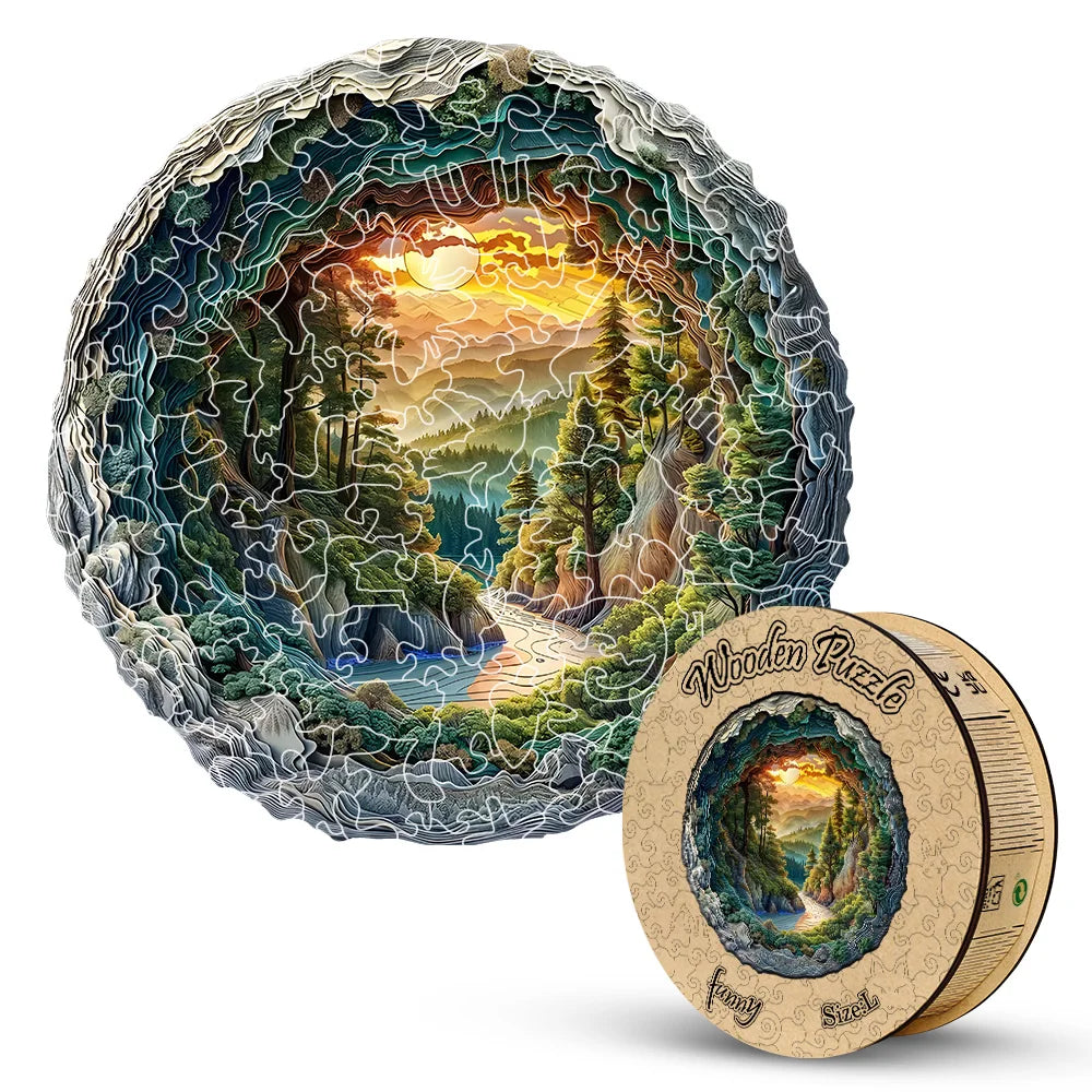 CowLost | product_id-3d-wooden-mountain-river-landscape-puzzle-brain-teaser |1