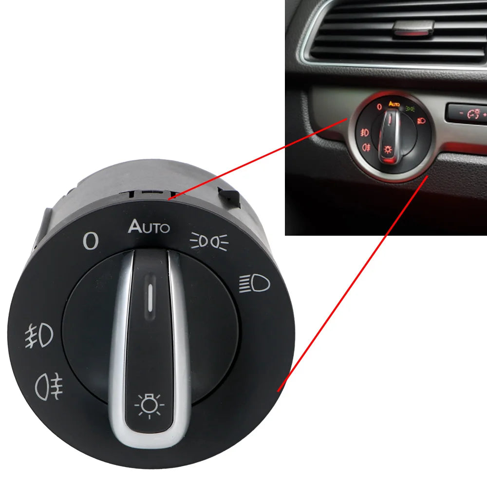 CowLost | product_id-5nd941431b-chrome-fog-headlight-switch-knob-for-golf-jetta-mk5-mk6-gti-passat-b6-b7-cc-touran-tiguan |10