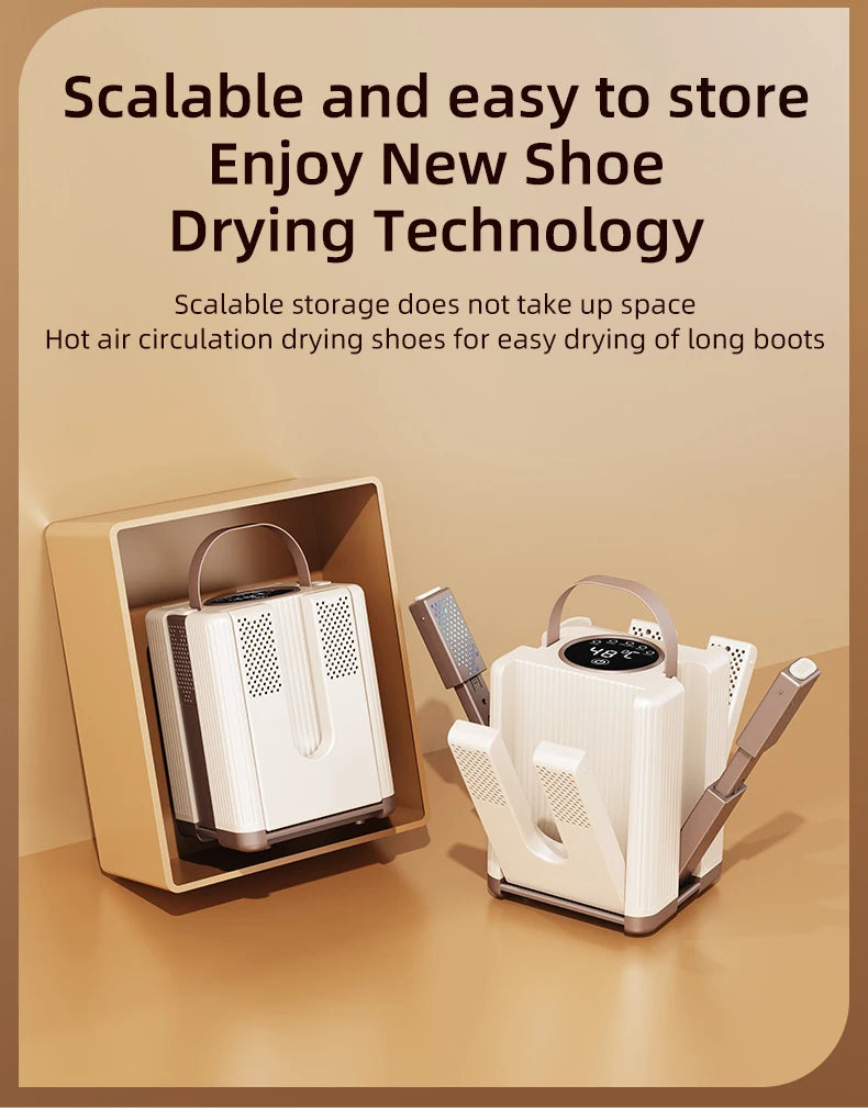 CowLost | product_id-homefish-six-arm-foldable-electric-shoe-and-boot-dryer-with-timer-200w-portable-shoe-warmer |27