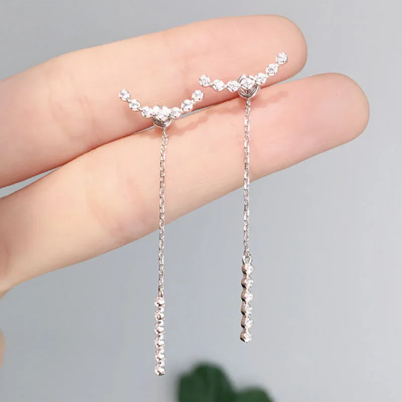 CowLost | vintage-long-tassel-geometric-square-drop-earrings-for-women |21