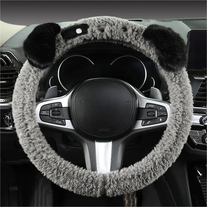CowLost | plush-cartoon-car-steering-wheel-cover |18