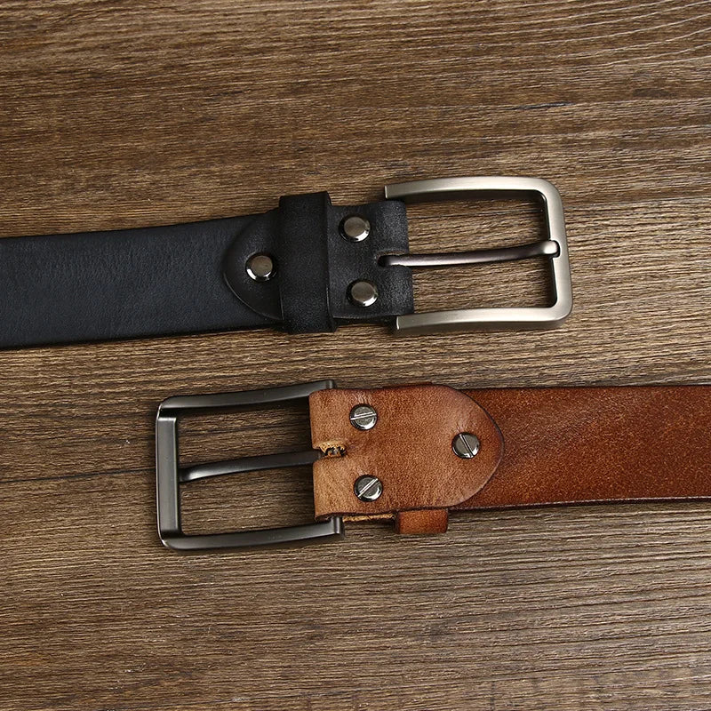 CowLost | 3-8cm-genuine-leather-for-mens-high-quality-buckle-jeans-cowskin-casual-belts |21