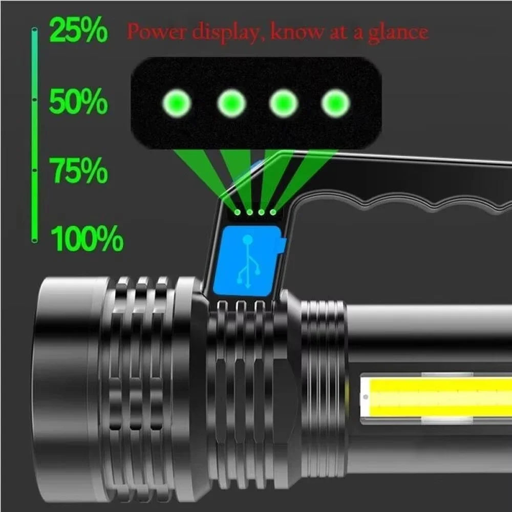 CowLost | product_id-ggbingo-usb-rechargeable-waterproof-led-flashlight-2km-for-fishing-hunting-camping |6