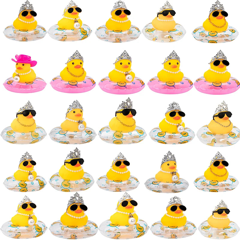CowLost | product_id-car-rubber-duck-dashboard-ornament-with-pearl-necklace-and-crown-for-jeeps |1