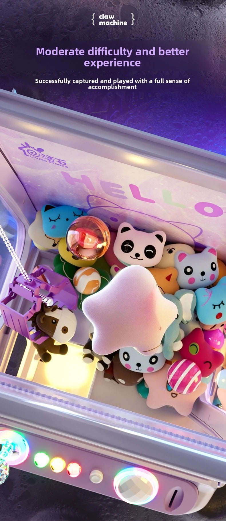 CowLost | product_id-diy-automatic-coin-operated-mini-claw-crane-doll-machine-toy-with-music-for-kids-christmas-gifts |13