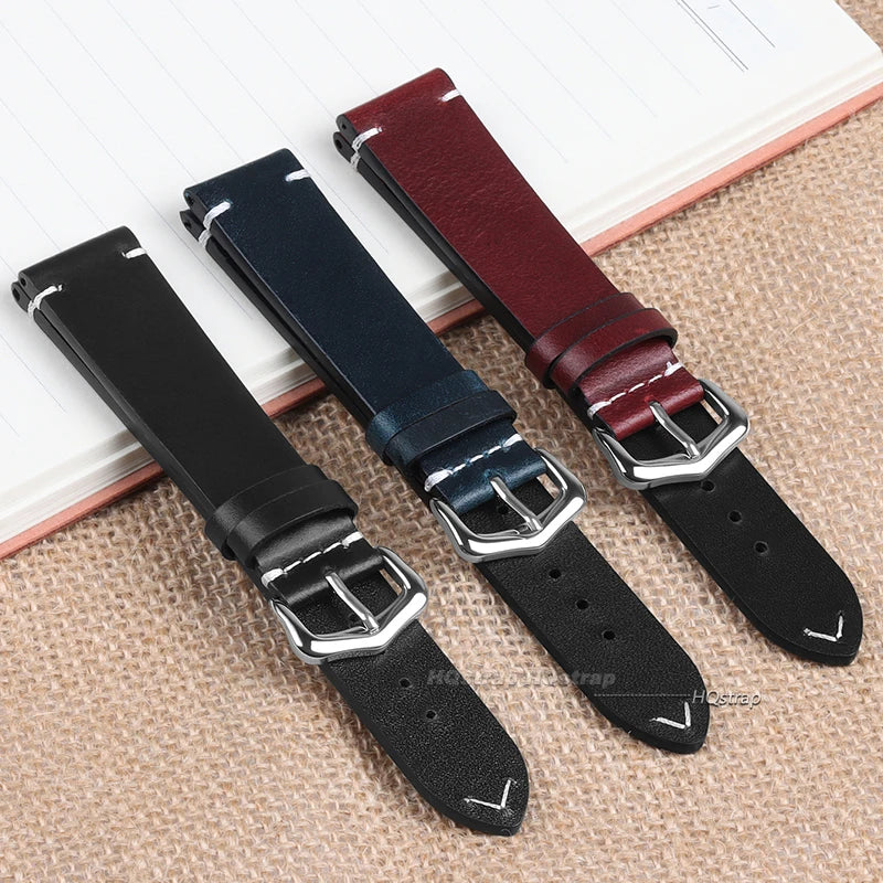 CowLost | product_id-genuine-cowhide-leather-watch-strap-18-24mm-oil-wax-discoloration-retro-wristband |15