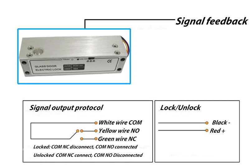CowLost | locks-keys-product_id-tuya-smart-life-12v-wifi-bolt-lock-for-frameless-swing-glass-door-with-signal-feedback-fail-safe-nc |12